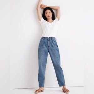 Madewell Baggy Tapered Jeans in Jewell Wash Size 25